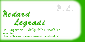 medard legradi business card